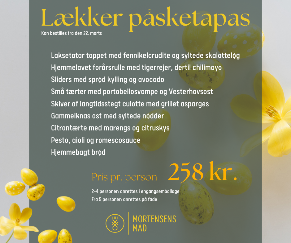 Lækker påsketapas - Påskefrokost ud af huset